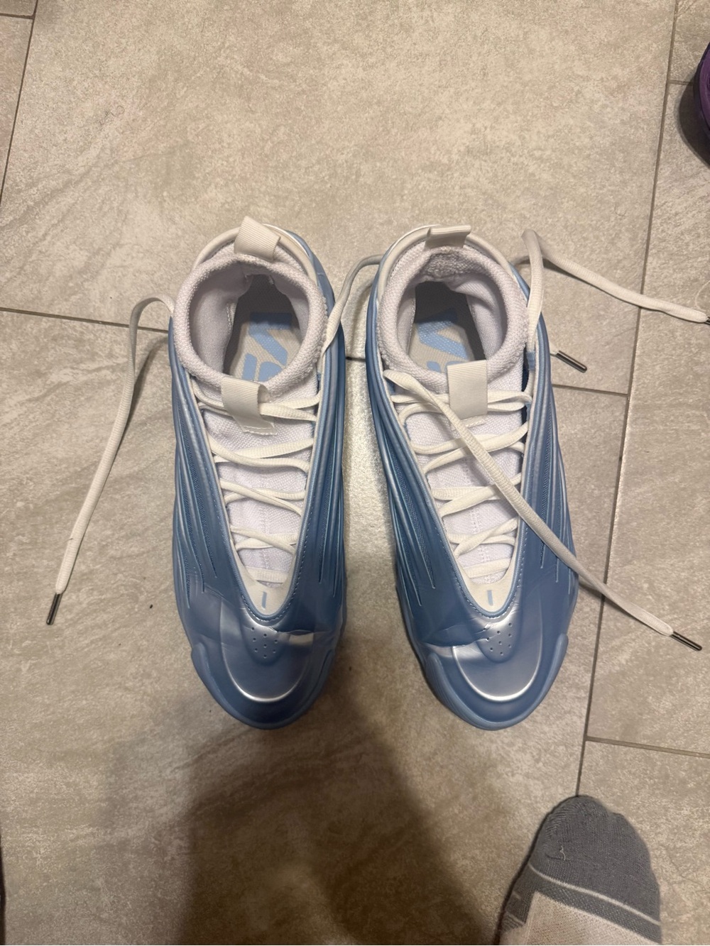 adidas harden volume 9 Men’s Light Blue and White Sneakers